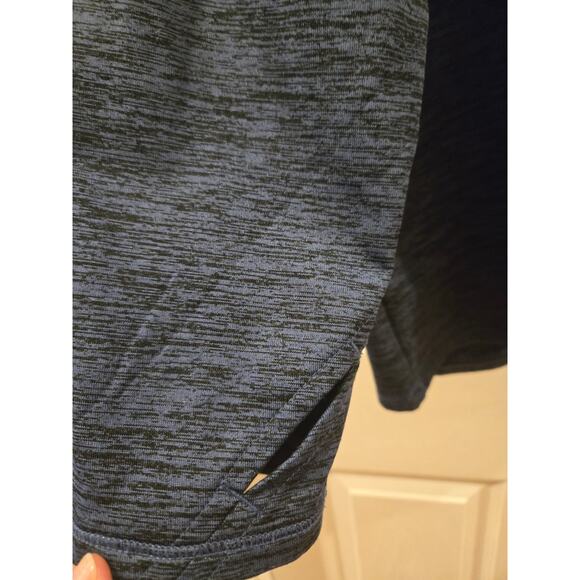 CuddlDuds ClimateRight Soft Knit Thumbholes Long Sleeve Crew Blue Black XXL - Picture 3 of 7